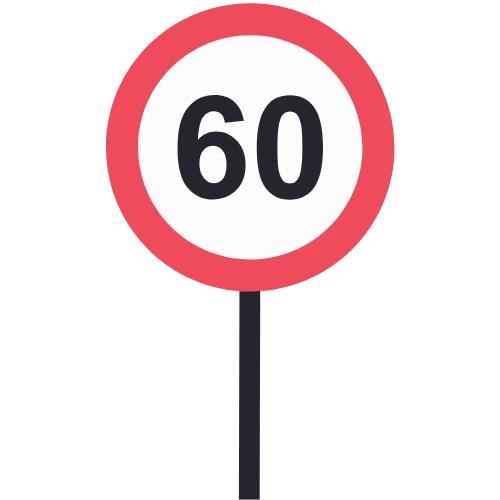 Speed Limit 60 KM Poll